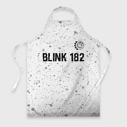 Фартук кулинарный Blink 182 Glitch на светлом фоне, цвет: 3D-принт