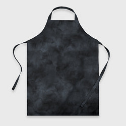 Фартук кулинарный Акварельные разводы черный, цвет: 3D-принт