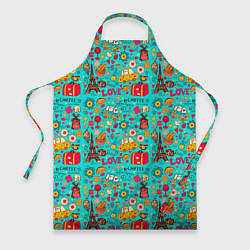 Фартук кулинарный FRENCH LOVE, цвет: 3D-принт