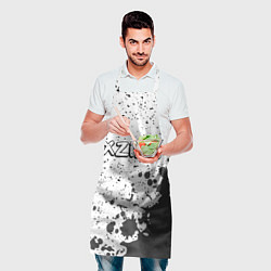 Фартук кулинарный Рэпер Xzibit в стиле граффити, цвет: 3D-принт — фото 2