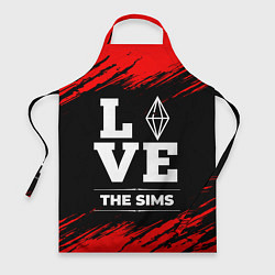 Фартук кулинарный The Sims Love Классика, цвет: 3D-принт