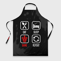 Фартук Eat, sleep, FNAF, repeat