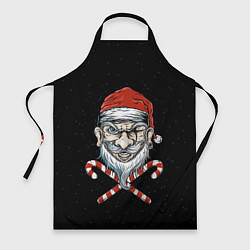 Фартук кулинарный Santa Pirate, цвет: 3D-принт