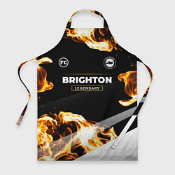 Фартук кулинарный Brighton legendary sport fire, цвет: 3D-принт