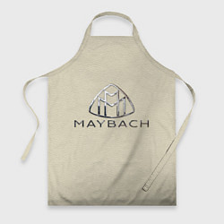 Фартук Maybach логотип на бежевой коже