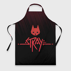 Фартук кулинарный Stray game cat бродячий кот игра, цвет: 3D-принт