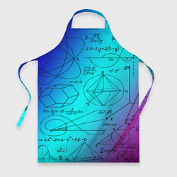Фартук кулинарный Неоновая формула, цвет: 3D-принт