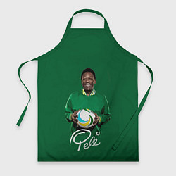 Фартук кулинарный Пеле PELE легенда футбола, цвет: 3D-принт