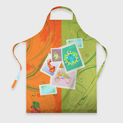 Фартук кулинарный Марки, цвет: 3D-принт