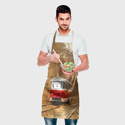 Фартук Одинокий трамвай - Россия / 3D-принт – фото 2