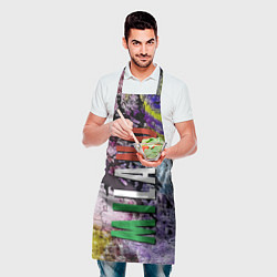 Фартук кулинарный Avant-garde color texture - Milano, цвет: 3D-принт — фото 2