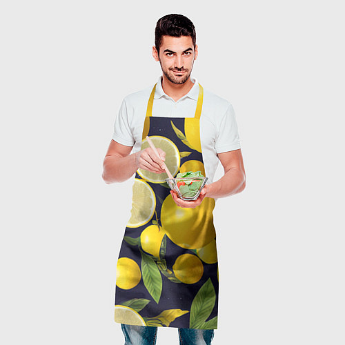 Фартук Лимонные дольки / 3D-принт – фото 2