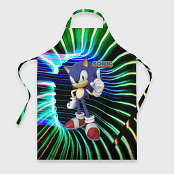 Фартук кулинарный Sonic - hedgehog - video game, цвет: 3D-принт