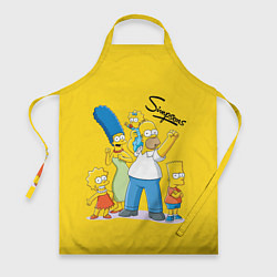 Фартук кулинарный Simpson family, цвет: 3D-принт