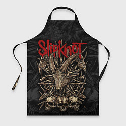 Фартук кулинарный Slipknot - goat head, цвет: 3D-принт