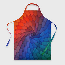 Фартук кулинарный Листы цветной бумаги, цвет: 3D-принт