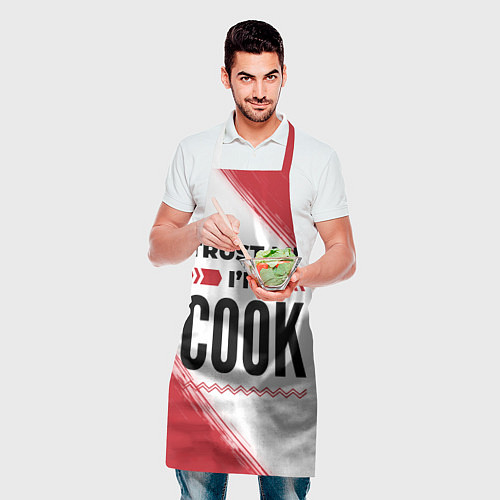 Фартук Trust me Im cook white / 3D-принт – фото 2