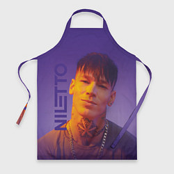 Фартук кулинарный Niletto на фиолетовом фоне, цвет: 3D-принт