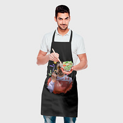 Фартук кулинарный Новый год мем из фильма большой Лебовски, цвет: 3D-принт — фото 2