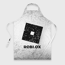 Фартук кулинарный Roblox с потертостями на светлом фоне, цвет: 3D-принт