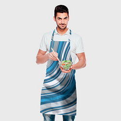 Фартук кулинарный Волнистые полосы - текстура, цвет: 3D-принт — фото 2