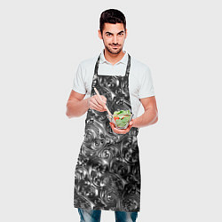 Фартук кулинарный Стальные узоры, цвет: 3D-принт — фото 2