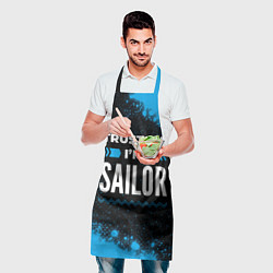 Фартук кулинарный Trust me Im sailor dark, цвет: 3D-принт — фото 2