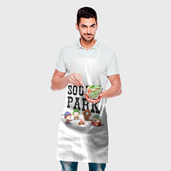 Фартук кулинарный South park кострёр, цвет: 3D-принт — фото 2