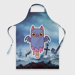 Фартук кулинарный Летучая мышь - мороженое, цвет: 3D-принт