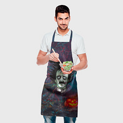 Фартук кулинарный Голова зомби, цвет: 3D-принт — фото 2
