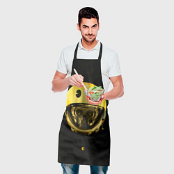 Фартук кулинарный Space pac-man, цвет: 3D-принт — фото 2