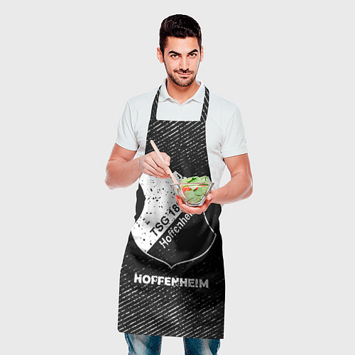 Фартук Hoffenheim с потертостями на темном фоне / 3D-принт – фото 2