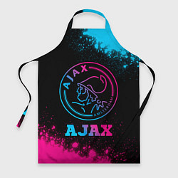 Фартук кулинарный Ajax - neon gradient, цвет: 3D-принт