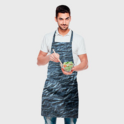 Фартук кулинарный Текстура мятой цветной бумаги, цвет: 3D-принт — фото 2