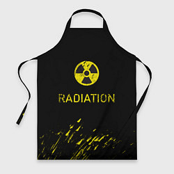 Фартук кулинарный Radiation - радиационная опасность, цвет: 3D-принт