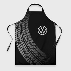 Фартук кулинарный Volkswagen tire tracks, цвет: 3D-принт