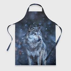 Фартук кулинарный Лесной волк, цвет: 3D-принт