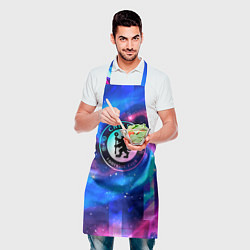 Фартук кулинарный Chelsea неоновый космос, цвет: 3D-принт — фото 2