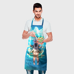 Фартук кулинарный Нахида на качели, цвет: 3D-принт — фото 2