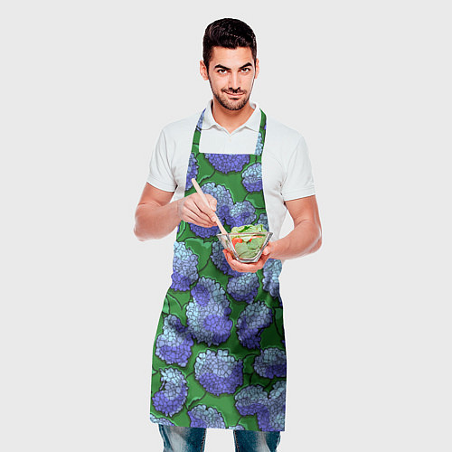 Фартук Цветущая гортензия / 3D-принт – фото 2