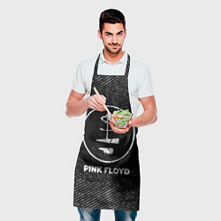 Фартук кулинарный Pink Floyd с потертостями на темном фоне, цвет: 3D-принт — фото 2