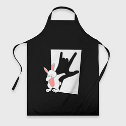 Фартук кулинарный Тень дабающего кролика, цвет: 3D-принт