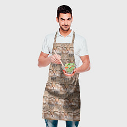 Фартук кулинарный Кот - Гипнокот, цвет: 3D-принт — фото 2