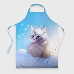 Фартук Заснеженный котик