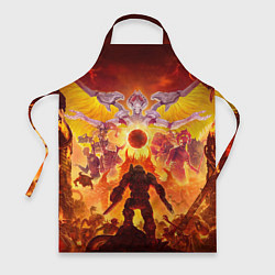 Фартук кулинарный Doom в аду, цвет: 3D-принт