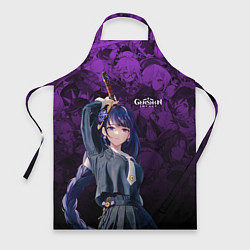 Фартук Сёгун Райден - Геншин паттерн