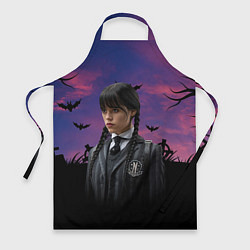 Фартук кулинарный Wednesday Addams, цвет: 3D-принт