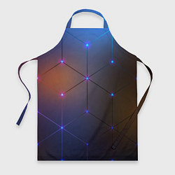 Фартук кулинарный Космические треугольники, цвет: 3D-принт