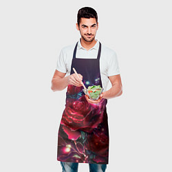 Фартук кулинарный Розы с огоньками, цвет: 3D-принт — фото 2