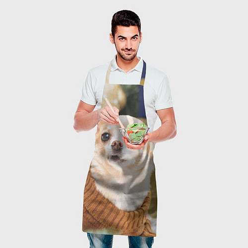 Фартук Праздничный чихуахуа / 3D-принт – фото 2